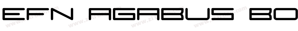 EFN Agabus Bold字体转换